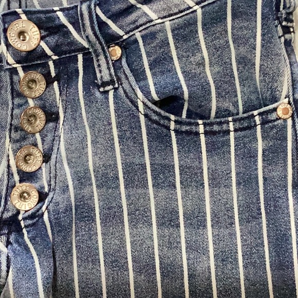 Cowgirl Tuff Denim - Cowgirl tuff size 24 x 37 striped flare